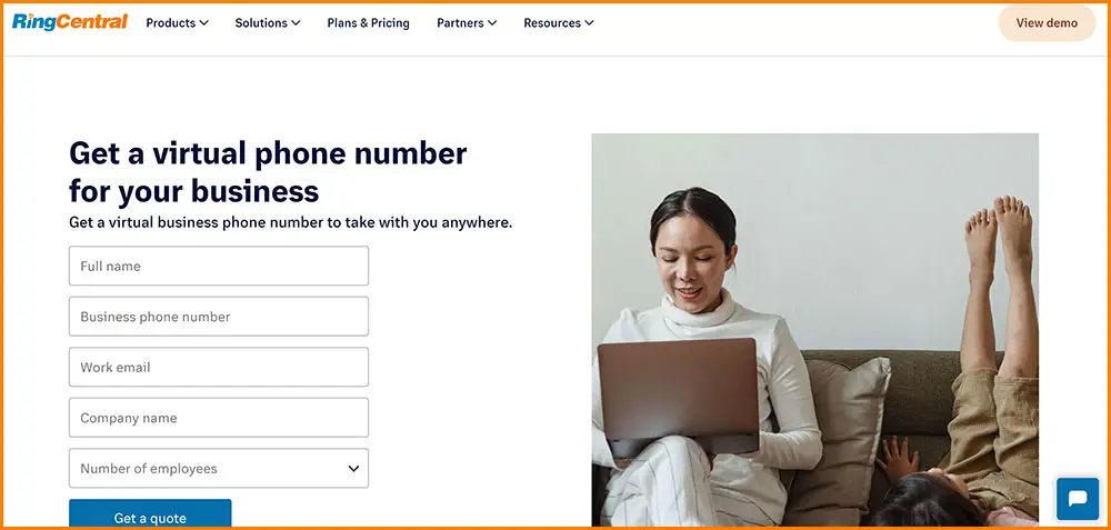 ringcentral virtual number 